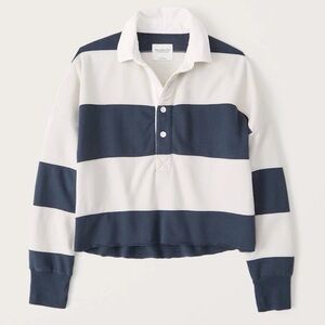 Abercrombie striped rugby shirt